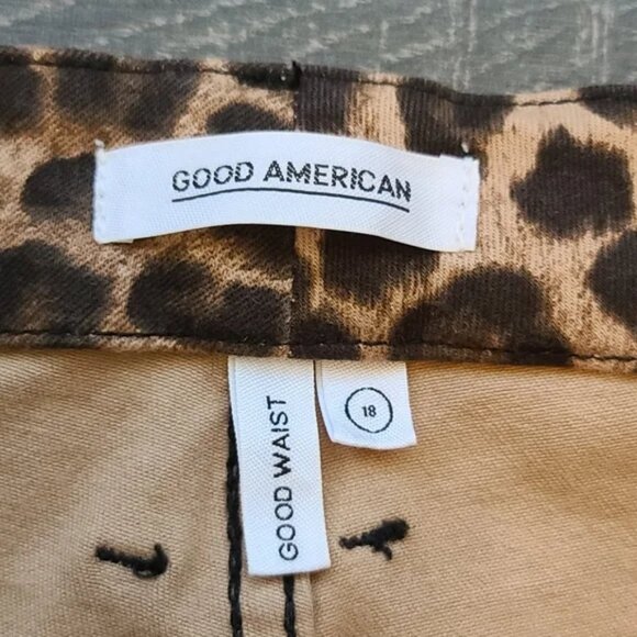 Good American "Good Waist" Cheetah Jeans - Picture 4 of 5
